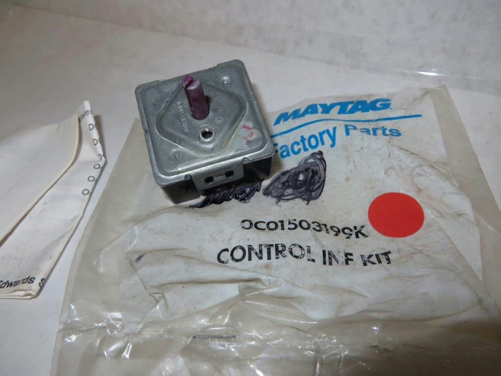 MAYTAG WHIRLPOOL STOVE 0C01503199K INFINITE CONTROL KIT NEW MAYTAG WHIRLPOOL STOVE 0C01503199K INFINITE CONTROL KIT NEW